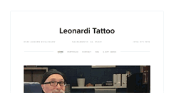 Desktop Screenshot of leonarditattoo.com