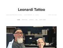 Tablet Screenshot of leonarditattoo.com